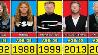 James Hetfield (Metallica) Evolution From 16 to 63 Years Old