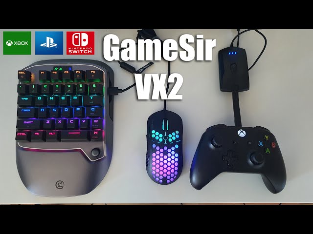 Gamesir vx2 aimbox teclado mouse adaptador gamepad para nintendo switch  xbox um/ps5 ps4/xbox série x acessórios de jogos