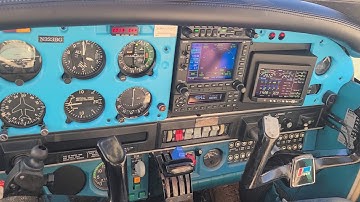 Piper Arrow N323BG flying over the EAA near Clewiston, FL
