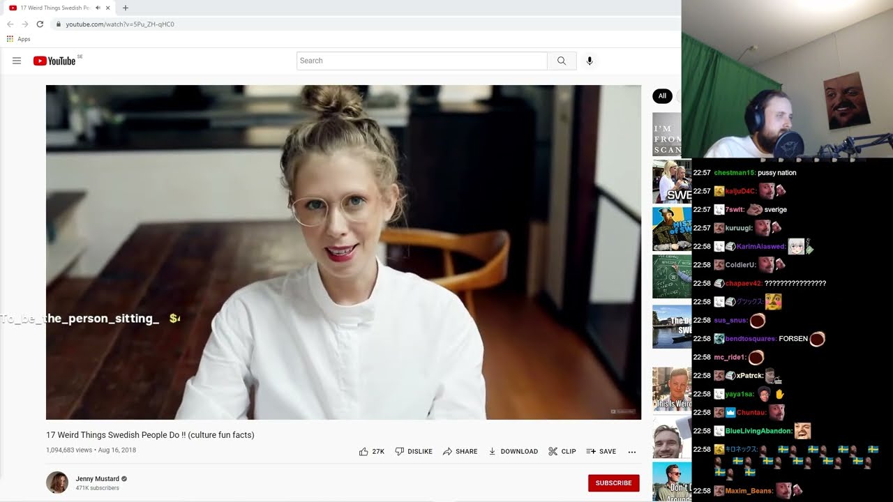 Forsen reacts to 17 Weird Things Swedish People Do