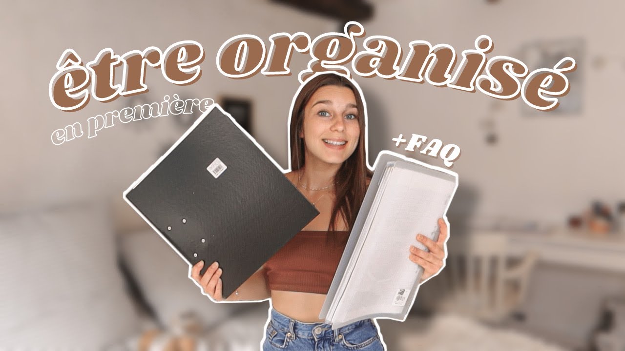 MON ORGANISATION AU LYCÉE (fournitures, fiches, révisions, devoirs...)