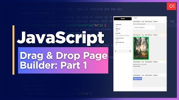 How to build: Drag and Drop Page Builder Vanilla JavaScript part   1