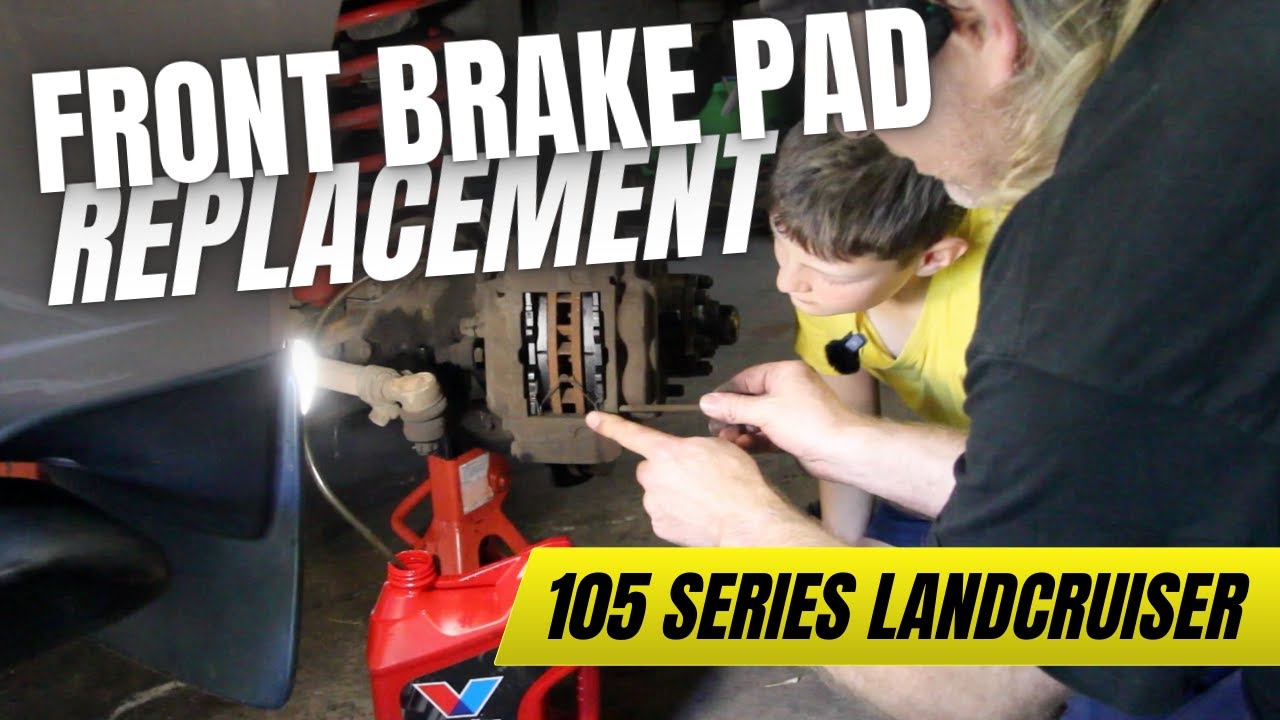 Замена передних тормозных колодок Landcruiser 105 серии