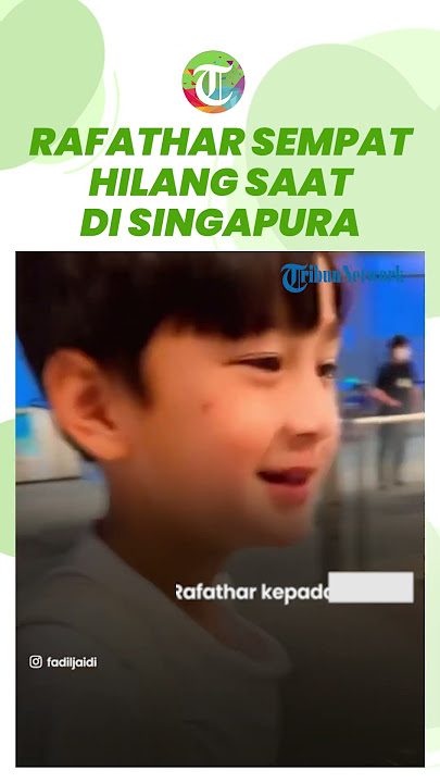 Rafathar Sempat Hilang di Universal Studios Singapura, Fadil Jaidi: Nggak Nangis tapi Deg-degan
