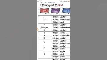 Victers Channel timetable  September 27 timetable  Kite Victers tomorrow timetable Monday