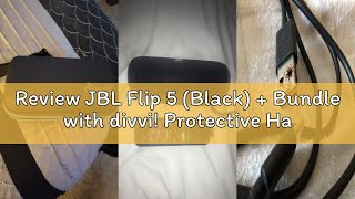 Review JBL Flip 5 (Black) + Bundle with divvi! Protective Hardshell Case