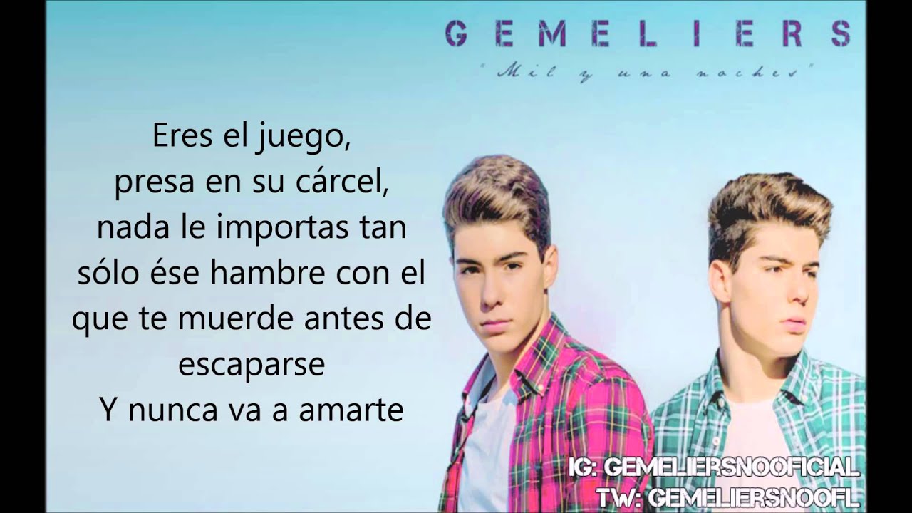 Eres el juego - Gemeliers (Letra)