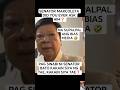 NA SUPALPAL ANG BIAS MEDIA DID YOU EVER ASK HIM ❓ #senatorbato #senate #shorts