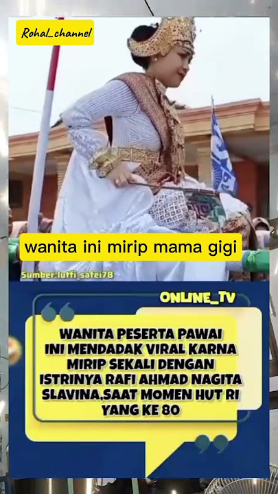 wanita jni mirip nagita slavina #raffiahmad #nagita #rafathar #cipung