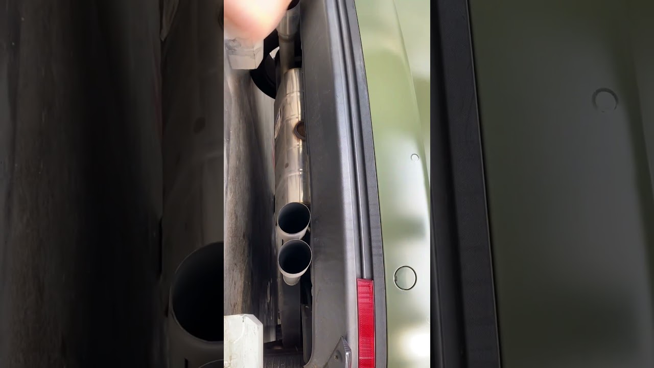 Volkswagen Touran 1t2 bastuck exhaust resonator and downpipe delete