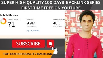How to create Powerful Backlink For Blog 🔥🔥| 100 Days High Quality Backlink Series