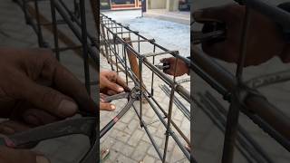 Cara Cepat MERANGKAI BESI SLOOF Dengan Benar #shorts #konstruksi #arsitektur