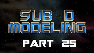 Sub-D Modeling in C4D - Part 25 - Headphone side piece