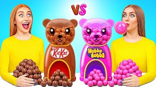 Bubble Gum vs Chocolate Food Challenge | Funny Food Situations by Mega DO Challenge