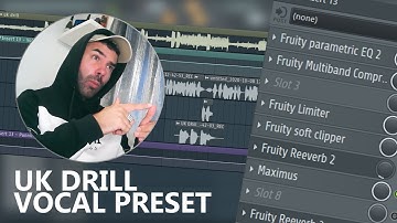 UK Rap/Drill Vocal Effects Settings in FL Studio 🎤+ [free preset download]