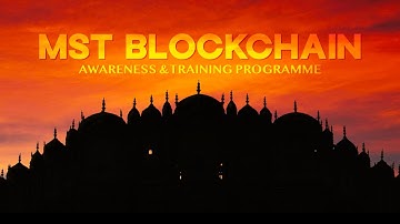 MST Awareness & Training Program | JAIPUR | 01.10.25 | @MST_Blockchain @SKTINDIA