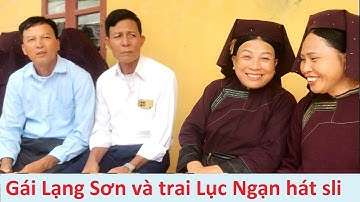 .Gái Lạng Sơn hát sli giao duyên đám cưới Khuôn Kéo, Tân Sơn