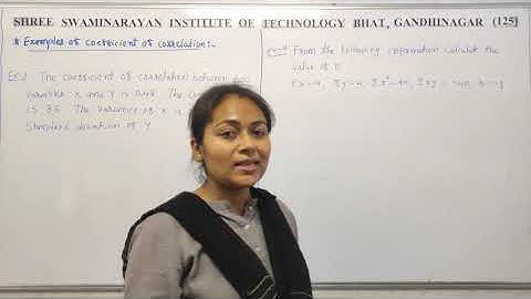 PS_UNIT3_L13 |Examples of Coefficient of Correlation by Karl Pearsons Method Part-1 | Bhakti Patel