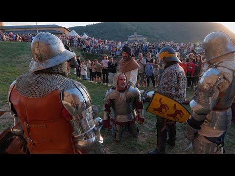 Los irmandiños caen derrotados en el Castillo de Ponferrada, recreación de la revuelta del siglo XV