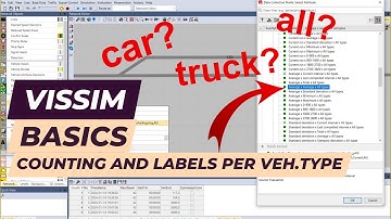 Vissim Tutorial - Traffic counting and labels for specific vehicle types