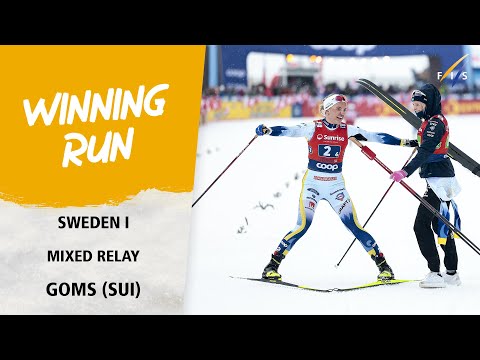 Svahn powers Sweden I to win in Goms  FIS Cross Country World Cup 2324