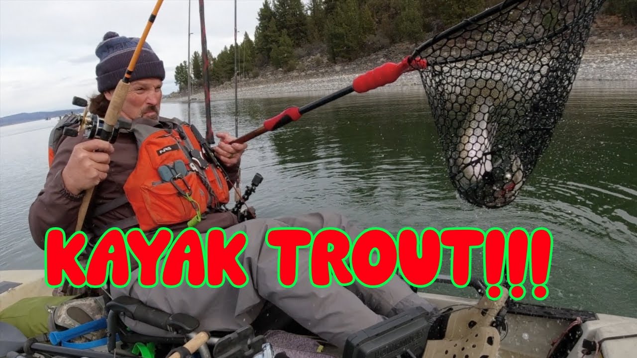 How To Set Up A Kayak For Trolling Trout #troutfishing #fishing  #rainbowtrout 