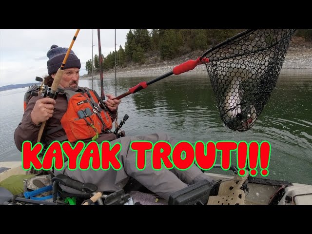 How To Set Up A Kayak For Trolling Trout #troutfishing #fishing