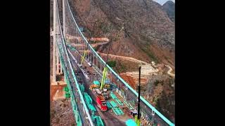 600 meters high! World’s tallest bridge is under construction in China