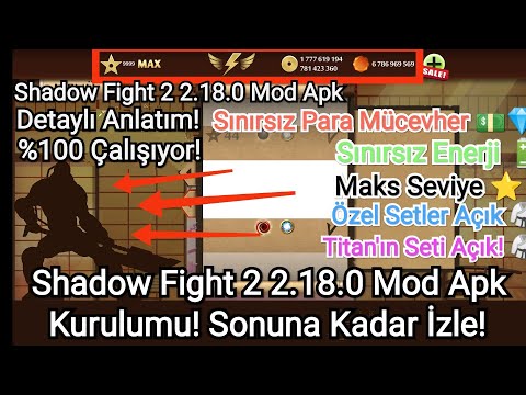 Shadow Fight 2 2.28.0 Mod Apk Sınırsız Para Mücevher Özel Setler ve Titan Seti Açık! %100 Çalışıyor!