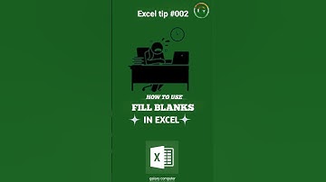 How to Use Fill Blanks in Excel | Excel Shortcut Tricks | #excel #excelshortcuts #tricks #shorts ...