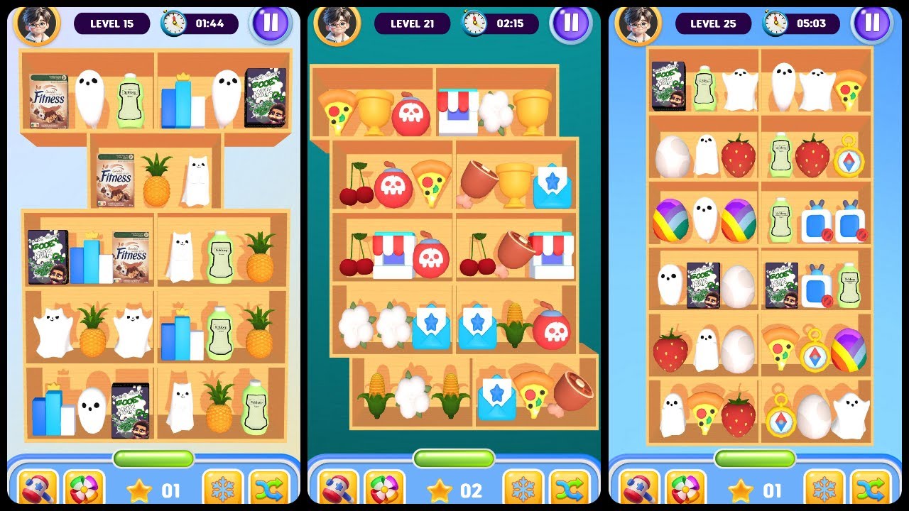 Goods Puzzle Sorting Games 3D Mobile Game | Gameplay Android - YouTube