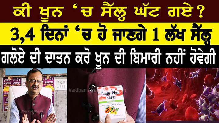 How to increase blood platelets | Subhash Goyal | ...