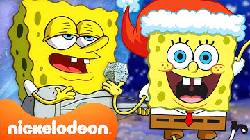 SpongeBob | 45 MINUTEN SpongeBob-liedjes 🎶  | Nickelodeon Nederlands