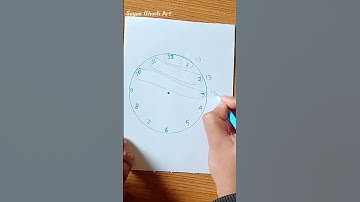 why 13?/sum of numbers in clock #shorts#drawing #viralshorts #ytshorts  #sayanghoshart