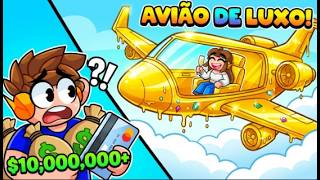 Gastei R$ 187,459,98 No MAIOR AVIÃO de LUXO do Roblox!