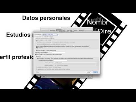 ¿Cómo guardar documentos PDF con contraseña?