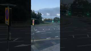 Sunset in Talbot Green, Rhondda Cynon Taff, South Wales, United Kingdom (19/08/2022)