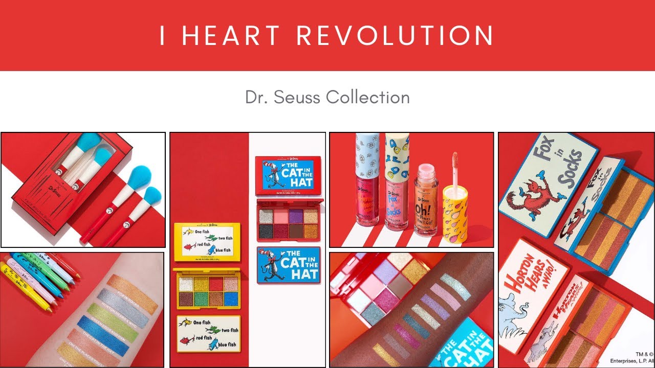 I HEART REVOLUTION x Dr. Seuss Collection! New Makeup Release!