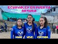 ☆PARTIDAZO DE ECUAVOLEY MUJERES vs HOMBRES★ PUERTO ARTURO/AMBATO 🙀 TRES QUINCES - FULL ACCIÓN