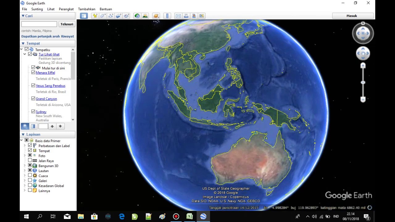 Membuat Peta dengan arcGis dan google earth - YouTube