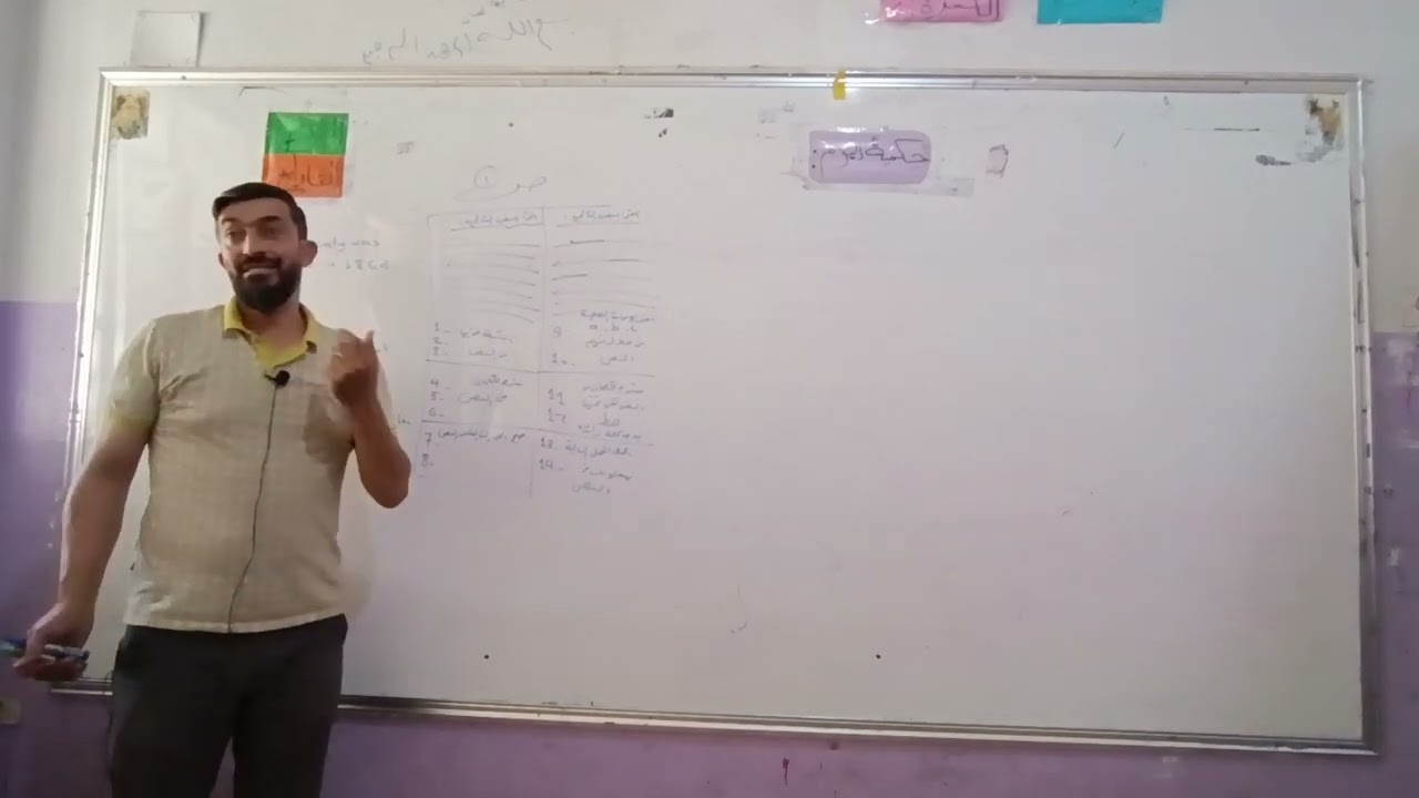 بكلوريا أدبي شرح نموذج الاسألة في ورقة الامتحان الاستاذ محمد الشاوي