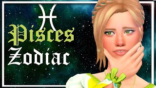  The Sims 4 Create A Sim | Zodiac Sign Sim's - PISCES + CC LINKS 