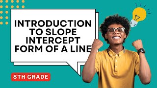 Slope Intercept Form Part One Guided Notes 8th Grade Math