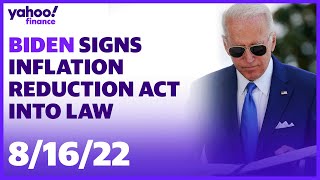 President Biden signs the Inflation Reduction Act into law