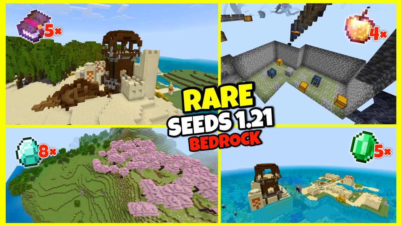 I Found The Best Survival Seeds for Minecraft Bedrock 1.21 | Minecraft ...