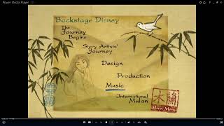 Mulan Special Edition Uk Dvd Menu Walkthrough 2004 Disc 2