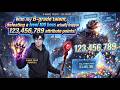 With my B-grade talent, defeating a level 100 boss actually dropped 123,456,789 attribute points!