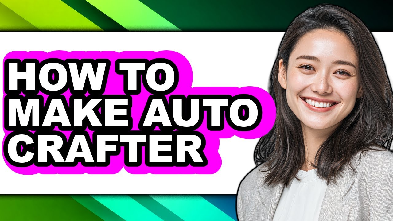 How to Make Auto Crafter (full Guide) - YouTube
