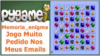 Curso Programação - Ciando Um Jogo De Memoria Enigma Em Pygame - 01