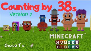 Counting By 38S Song Ver. 2 Numberblocks Minecraft Learn To Count Skip Counting By 38S